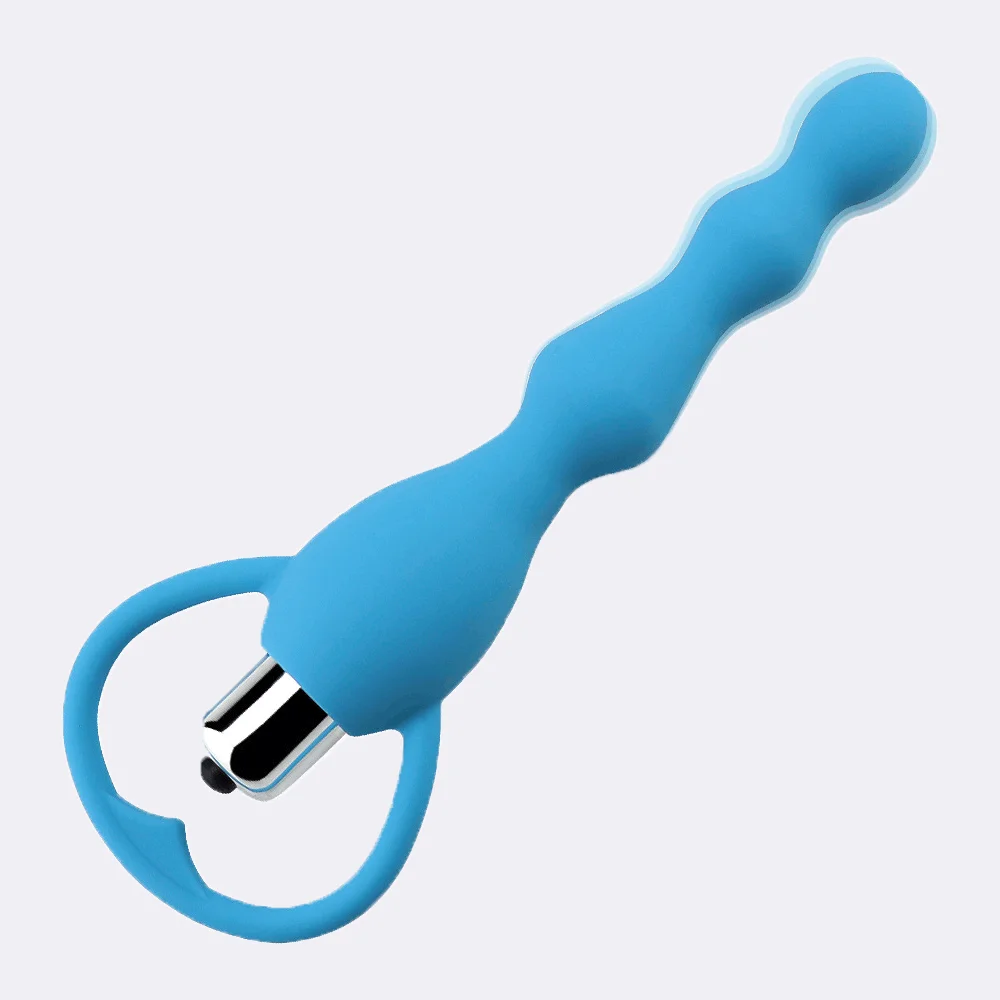 Vibrador Anal con Bolas