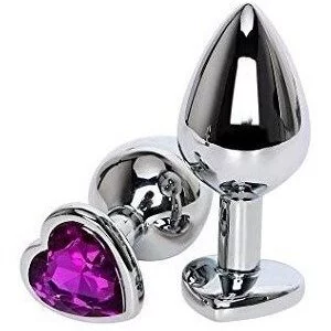 Plug anal corazón (acero) pequeño