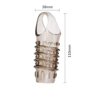 funda para pene texturizado