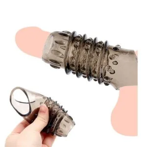 funda para pene texturizado
