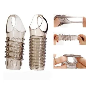 funda para pene texturizado