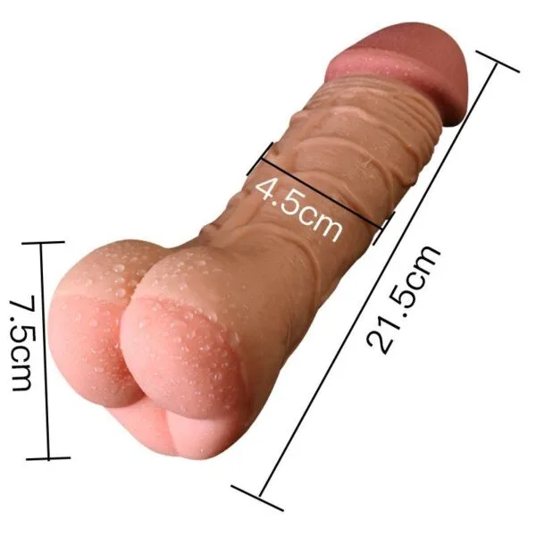masturbador realista en forma de pene