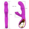 vibrador agarradera con estimulación de clítoris