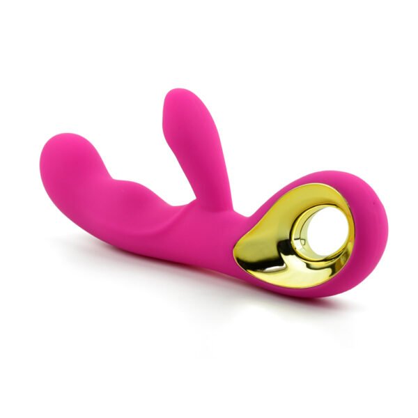 vibrador agarradera con estimulación de clítoris